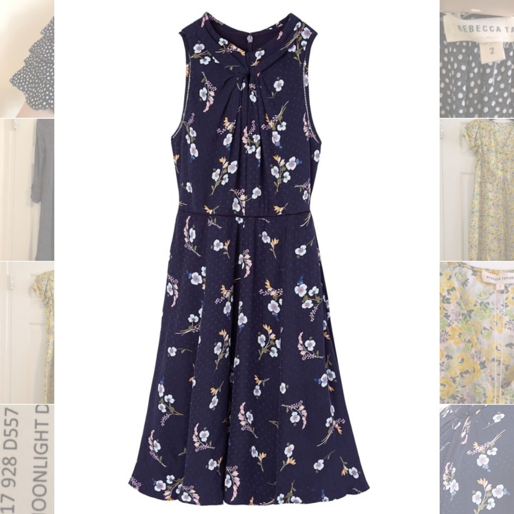 NWOT Rebecca Taylor Natalie Fleur Dress